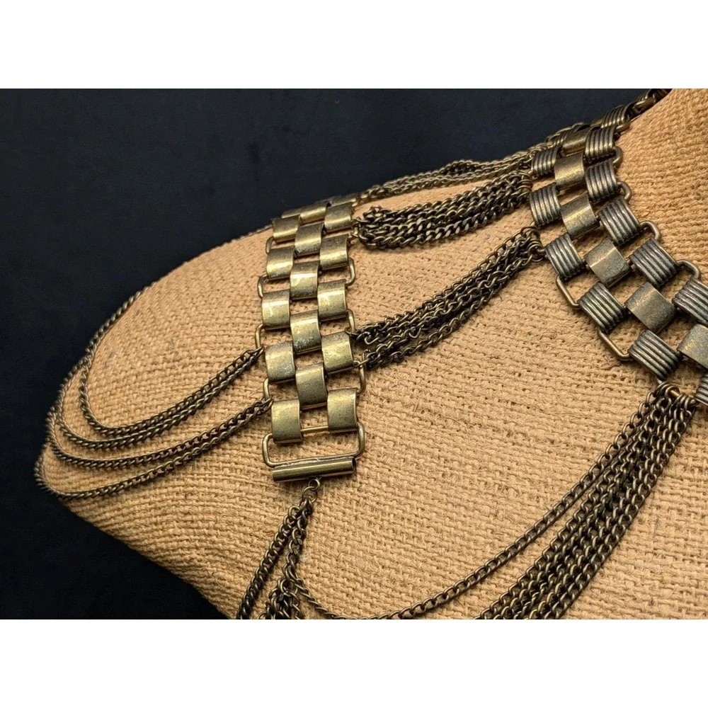 Chain Shoulder Jewelry Decorative Collar Festival Coachella Steampunk Whimsigoth